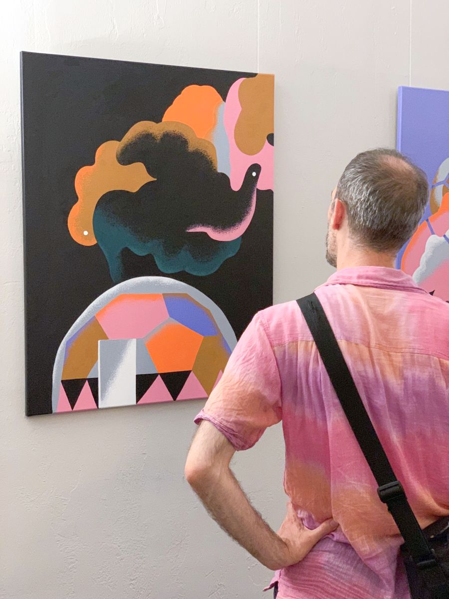 Vernissage "Pfade" mit Werken von Anja Riese und Inga Israel